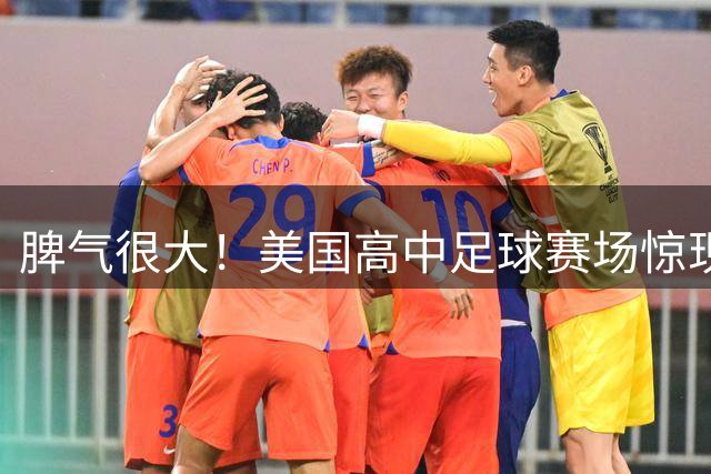 脾气很大！美国高中足球赛场惊现暴力冲突